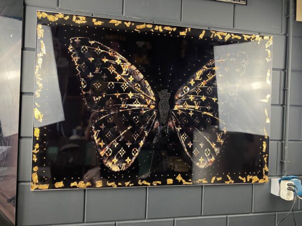 Ultra Exclusive golden butterfly lv Epoxy - Image 2