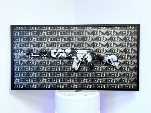 Suketchi - Dollar AK47 Pop Art