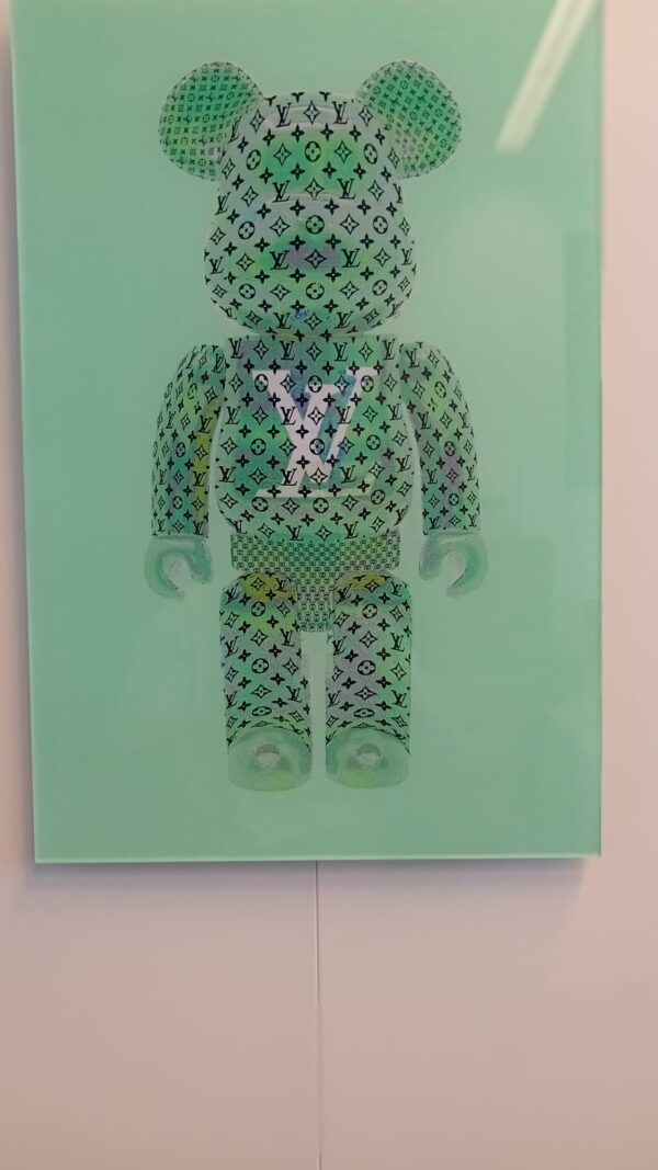 LV beer Green Bearbricks