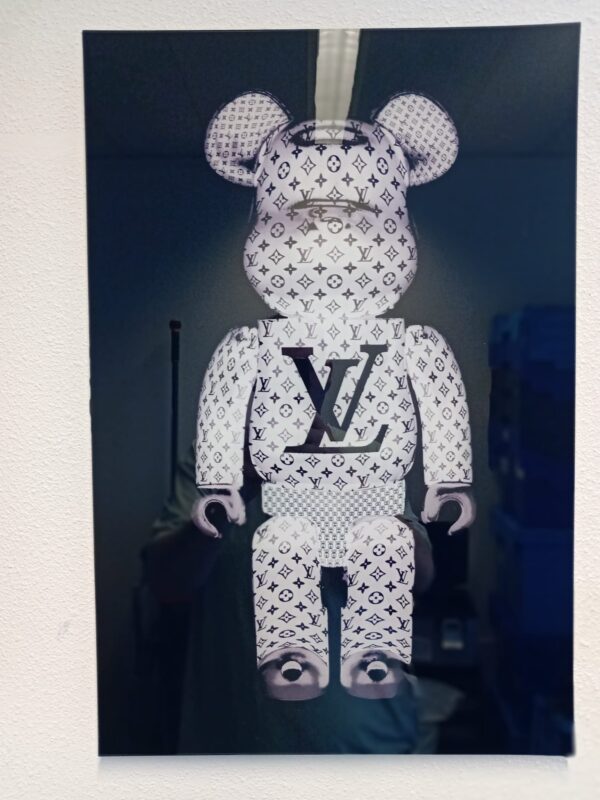 LV beer Black/White Bricks bear Bearbricks